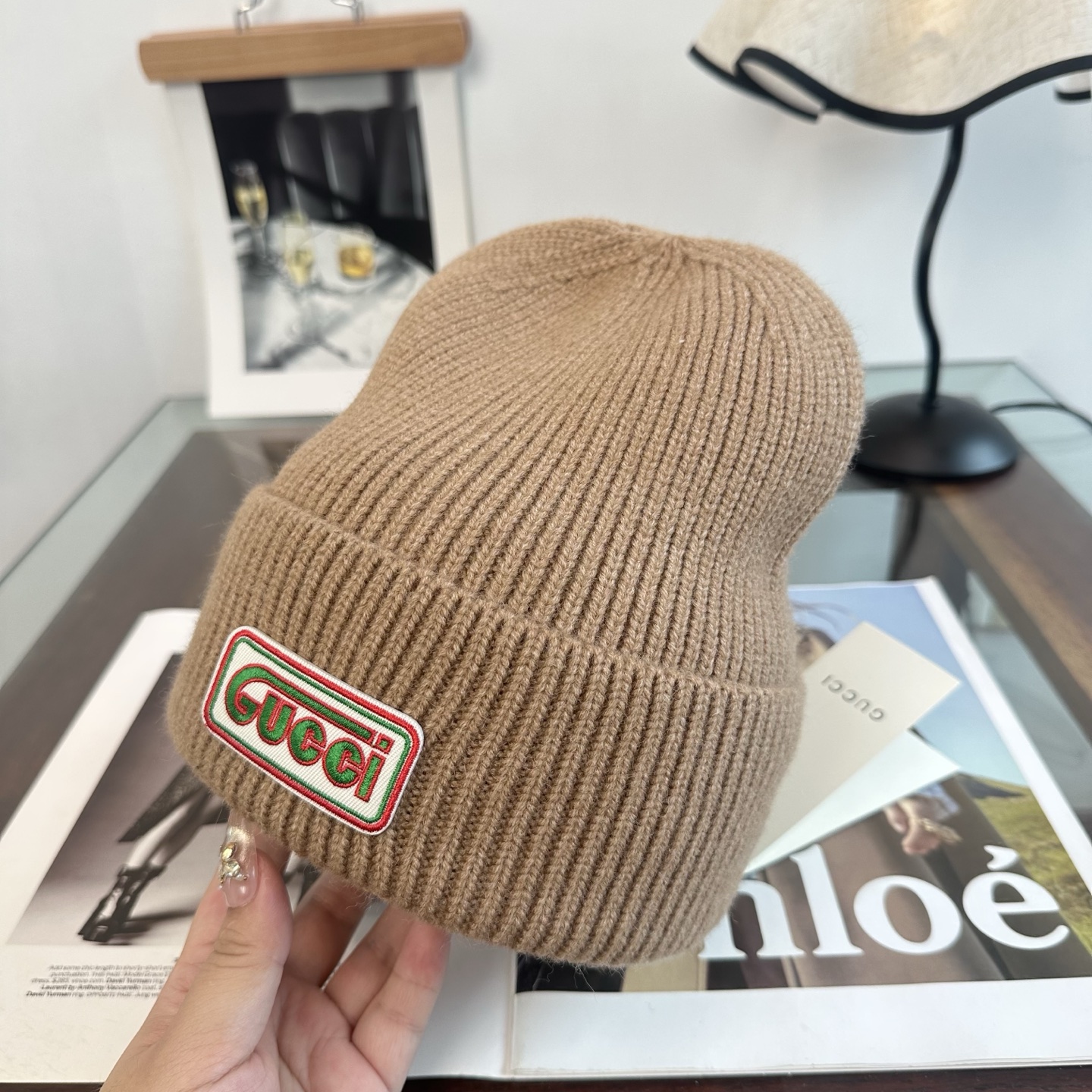 GUCCI古奇👒 秋冬新款针织毛线帽，超火爆💖质感一流，出街超好搭配！减龄神器