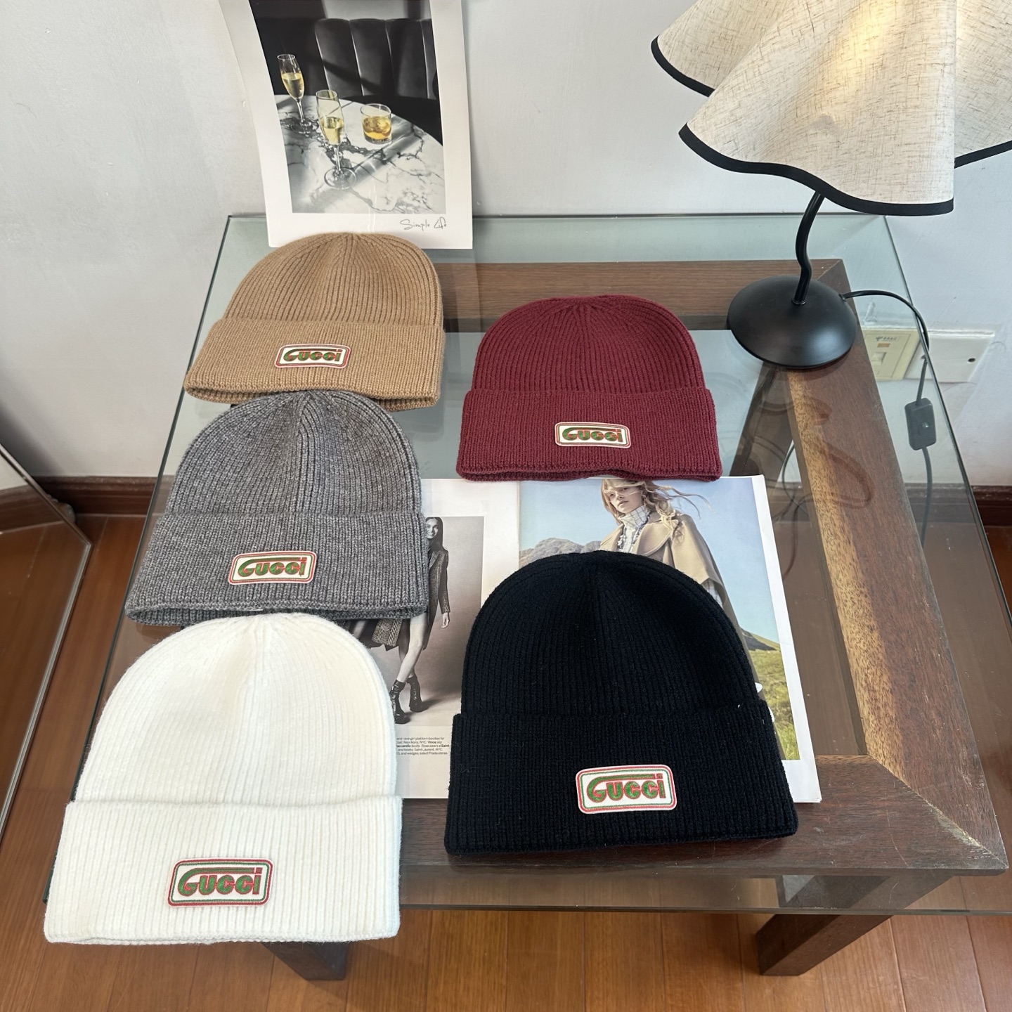 GUCCI古奇  👒 秋冬新款针织毛线帽，超火爆💖质感一流，出街超好搭配！减龄神器