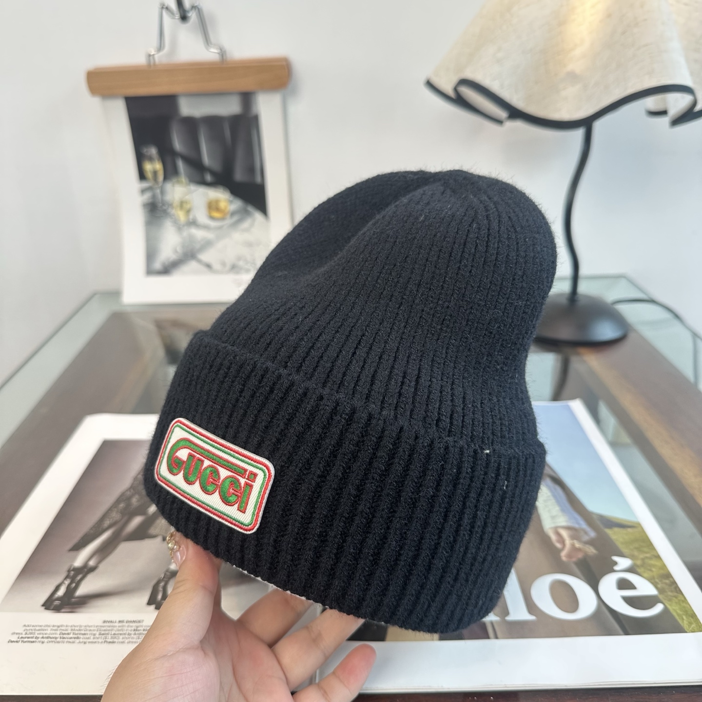 GUCCI古奇👒 秋冬新款针织毛线帽，超火爆💖质感一流，出街超好搭配！减龄神器