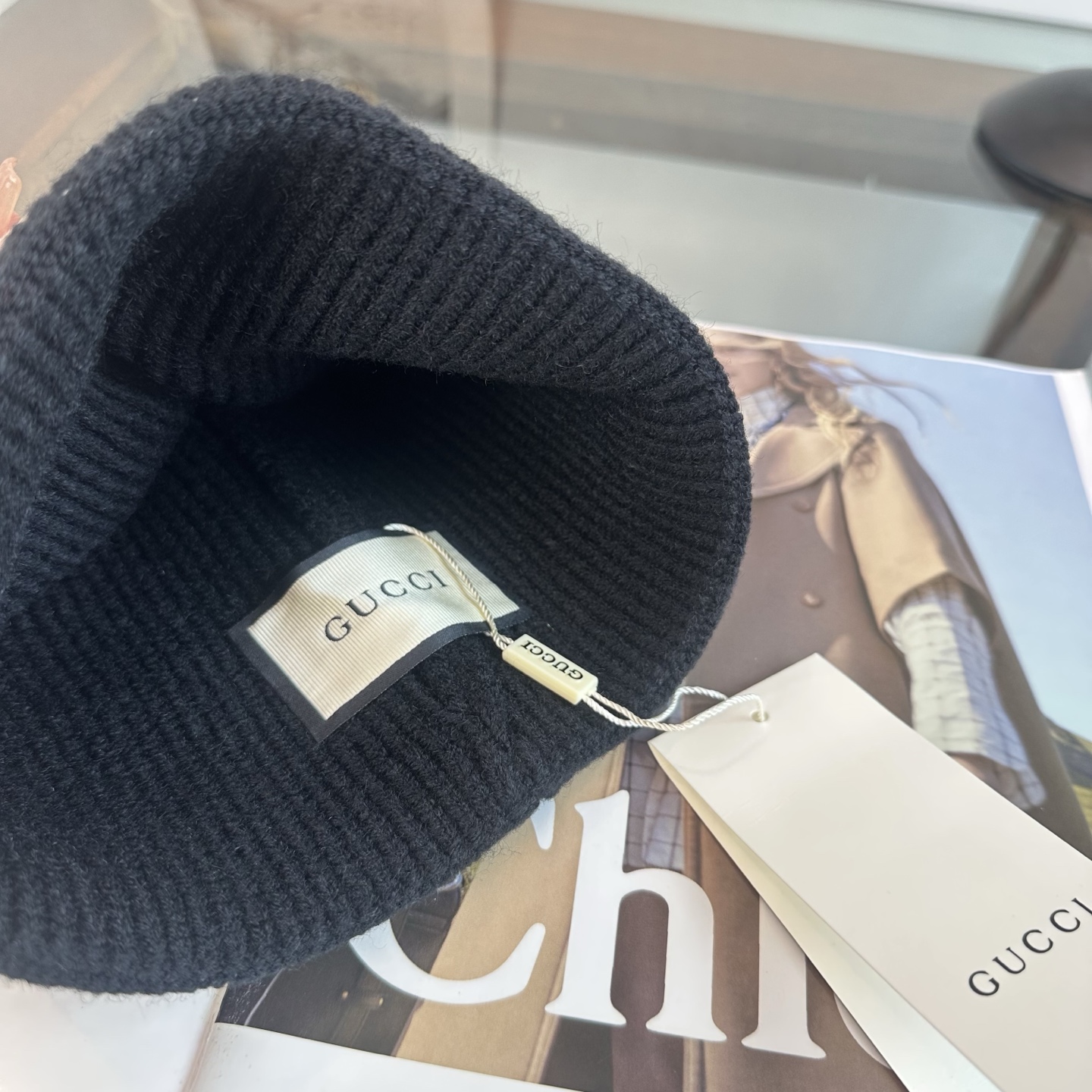 GUCCI古奇👒 秋冬新款针织毛线帽，超火爆💖质感一流，出街超好搭配！减龄神器