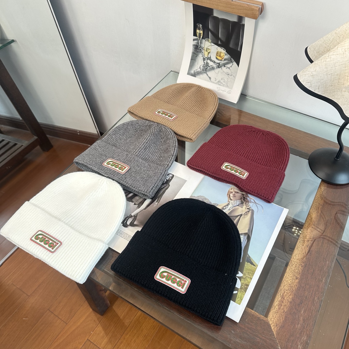 GUCCI古奇  👒 秋冬新款针织毛线帽，超火爆💖质感一流，出街超好搭配！减龄神器