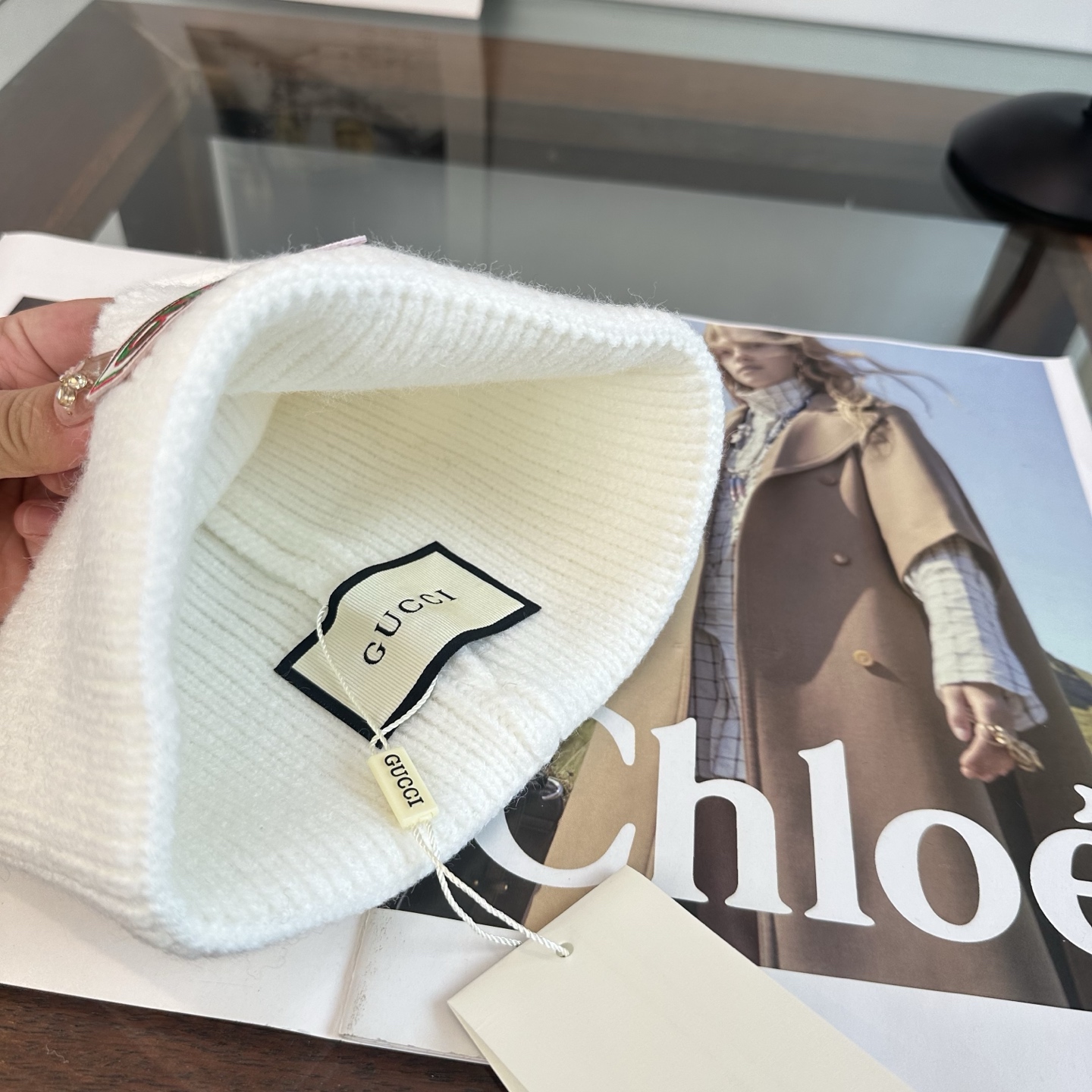 GUCCI古奇  👒 秋冬新款针织毛线帽，超火爆💖质感一流，出街超好搭配！减龄神器