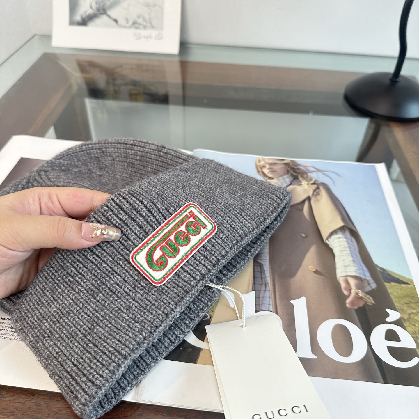 GUCCI古奇  👒 秋冬新款针织毛线帽，超火爆💖质感一流，出街超好搭配！减龄神器