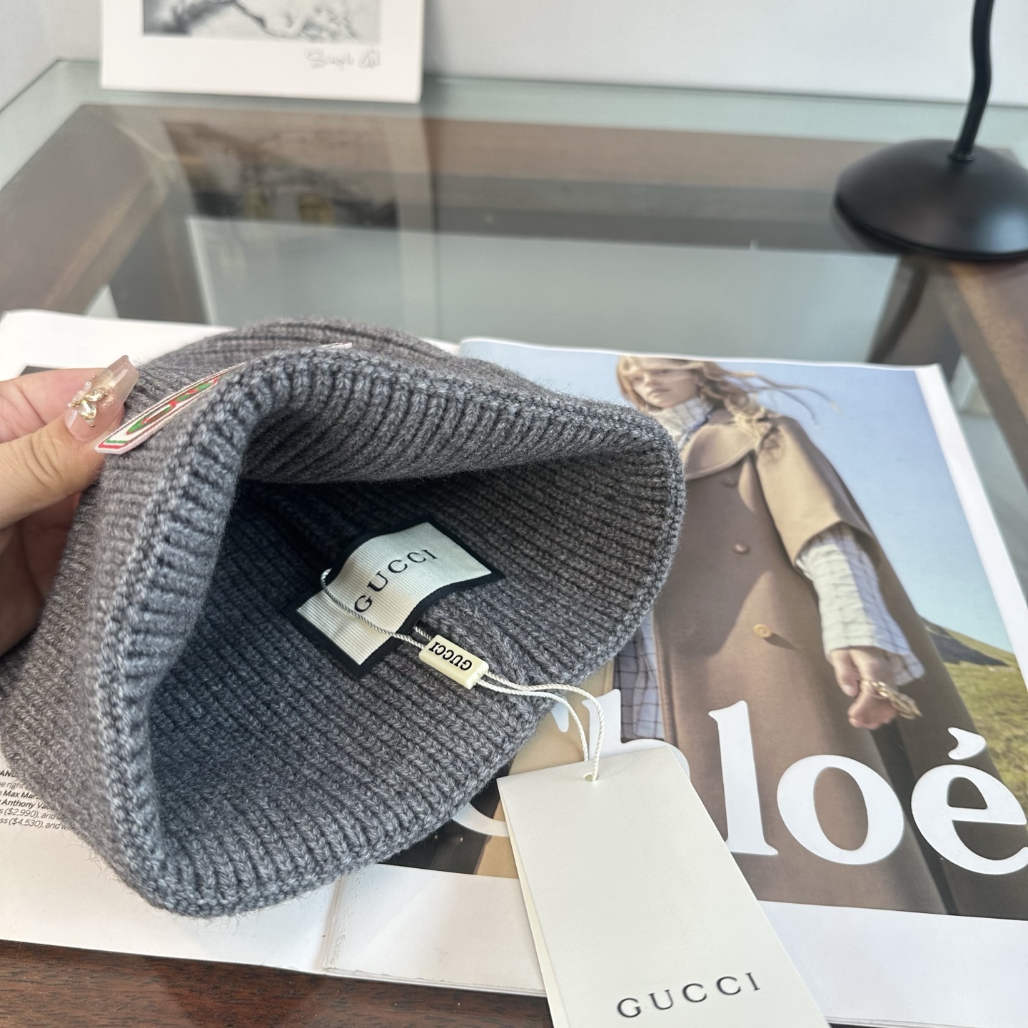 GUCCI古奇  👒 秋冬新款针织毛线帽，超火爆💖质感一流，出街超好搭配！减龄神器