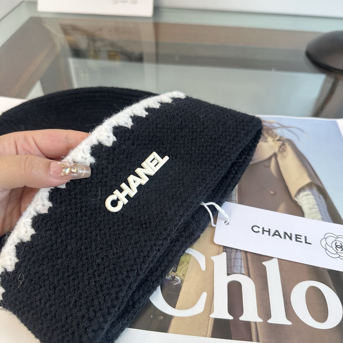 CHANEL香奈儿 秋冬新款针织毛线帽，超火爆💖质感一流，出街超好搭配！减龄神器