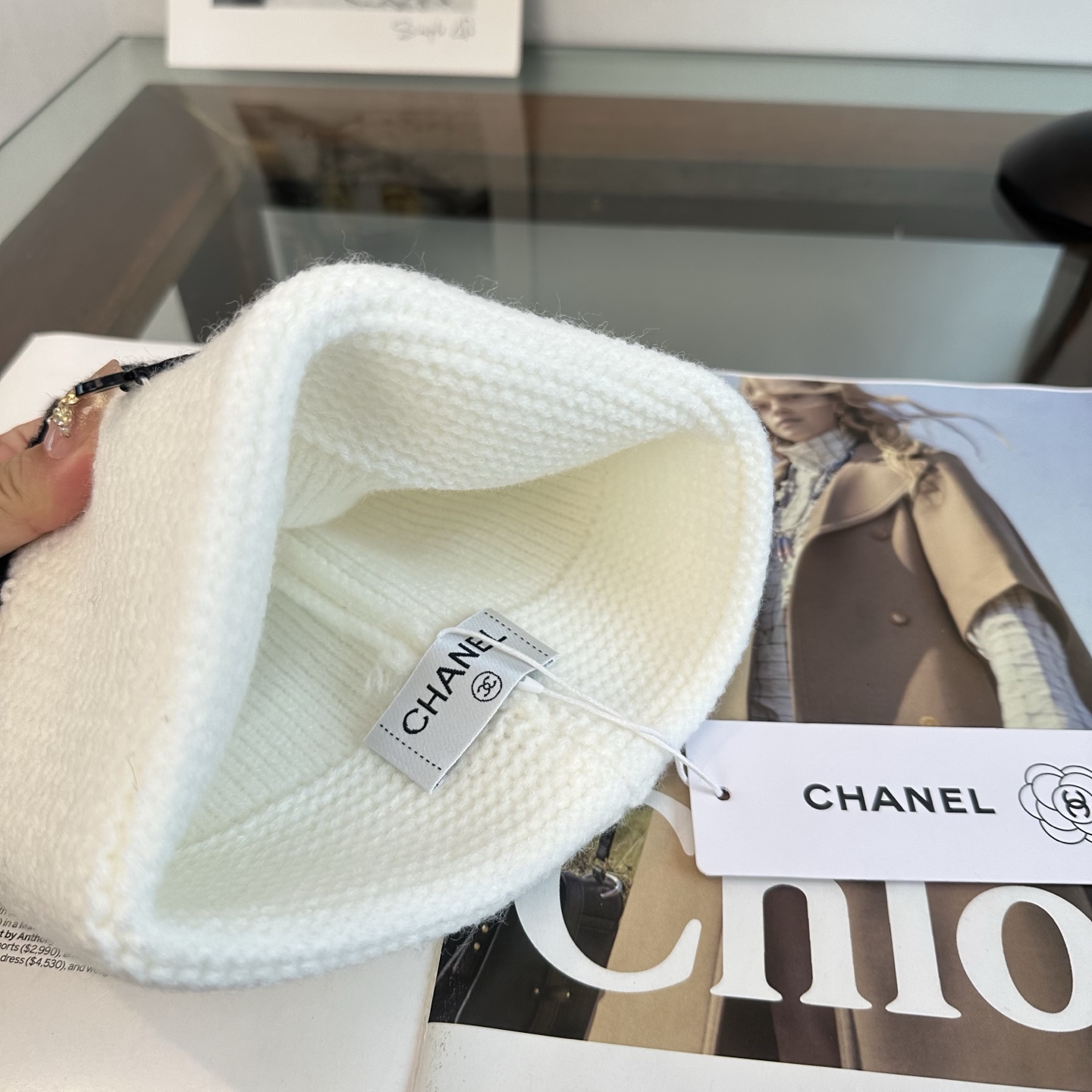 CHANEL香奈儿 秋冬新款针织毛线帽，超火爆💖质感一流，出街超好搭配！减龄神器