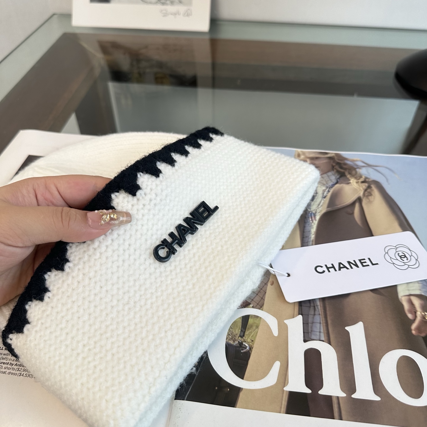 CHANEL香奈儿 秋冬新款针织毛线帽，超火爆💖质感一流，出街超好搭配！减龄神器