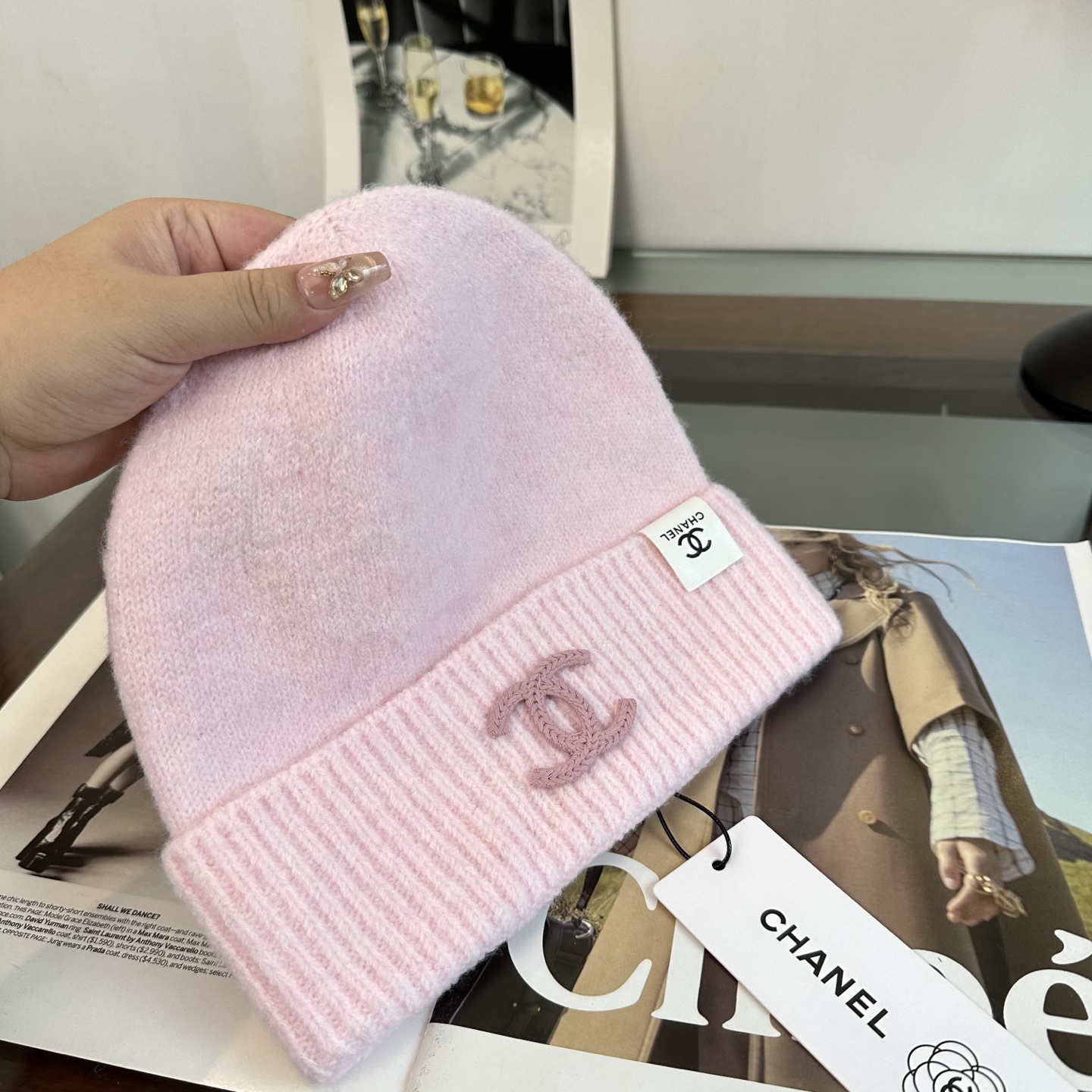 CHANEL香奈儿 秋冬新款针织毛线帽，超火爆💖质感一流，出街超好搭配！减龄神器