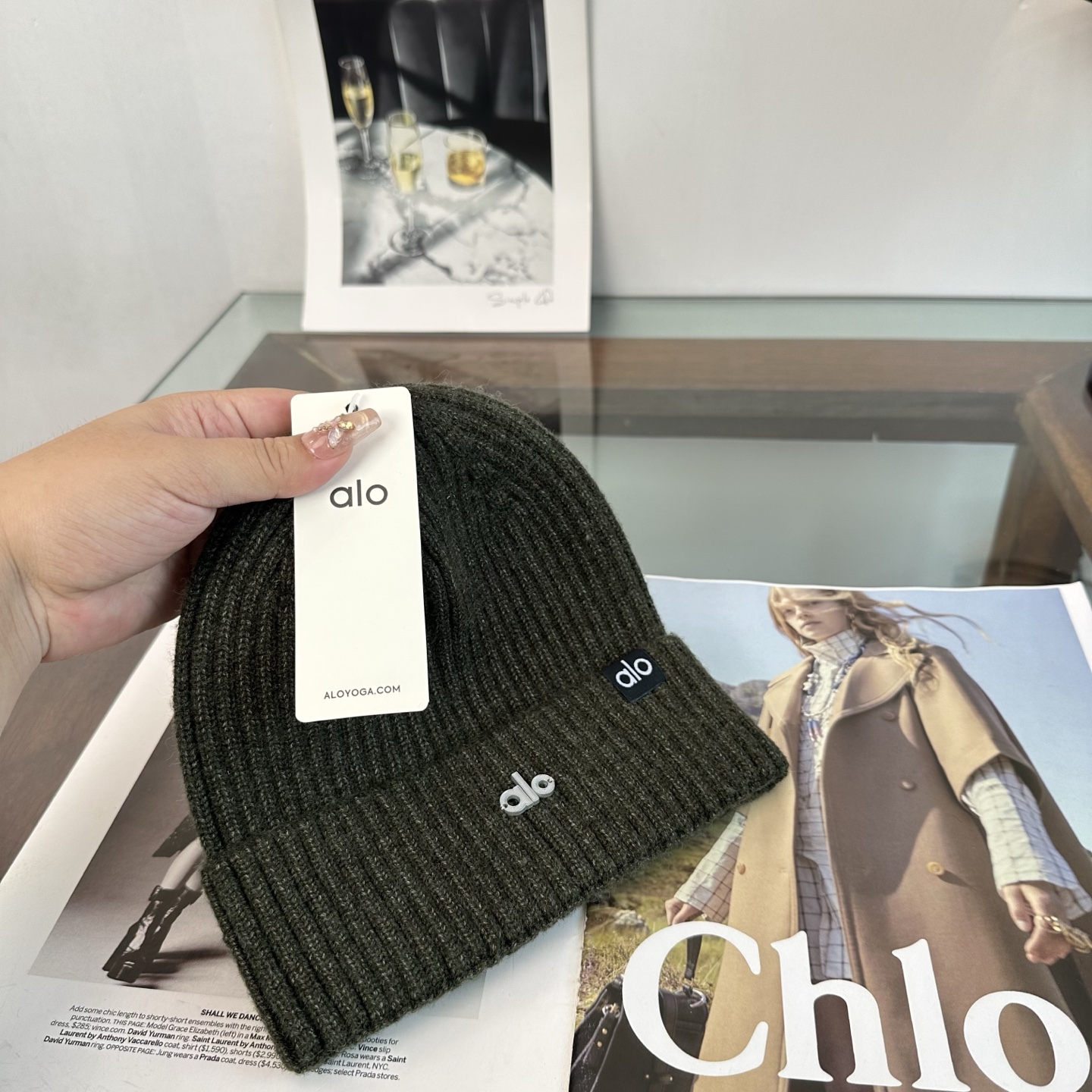 alo 👒 秋冬新款针织毛线帽，超火爆💖质感一流，出街超好搭配！减龄神器