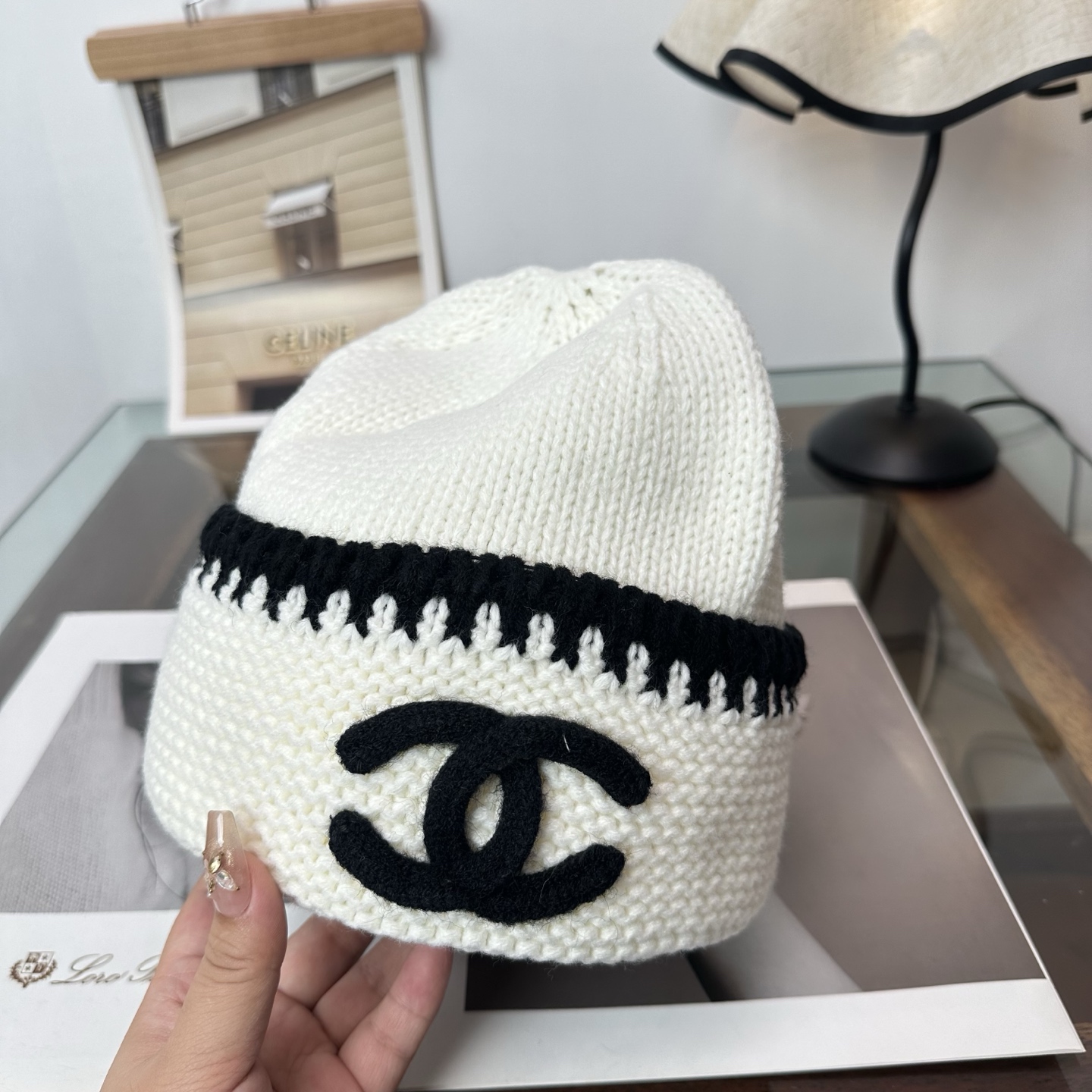 CHANEL香奈儿 秋冬新款针织毛线帽，超火爆💖质感一流，出街超好搭配！减龄神器