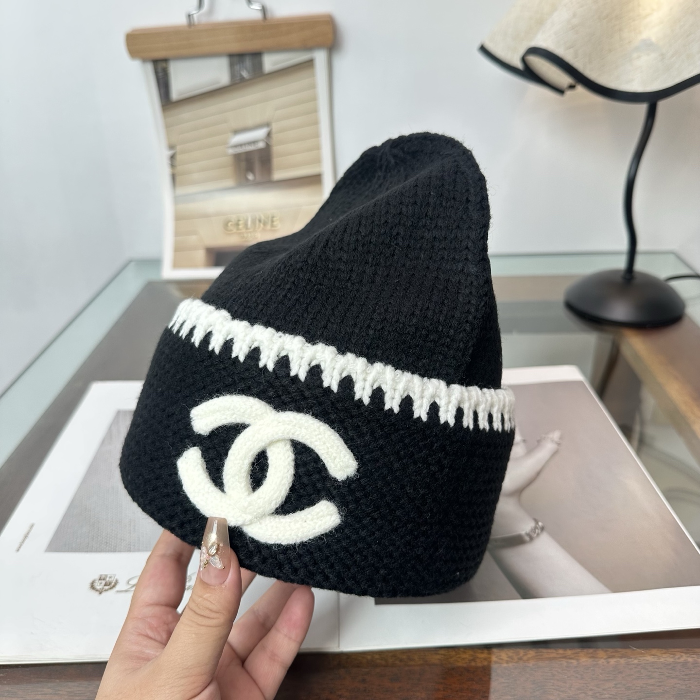 CHANEL香奈儿 秋冬新款针织毛线帽，超火爆💖质感一流，出街超好搭配！减龄神器