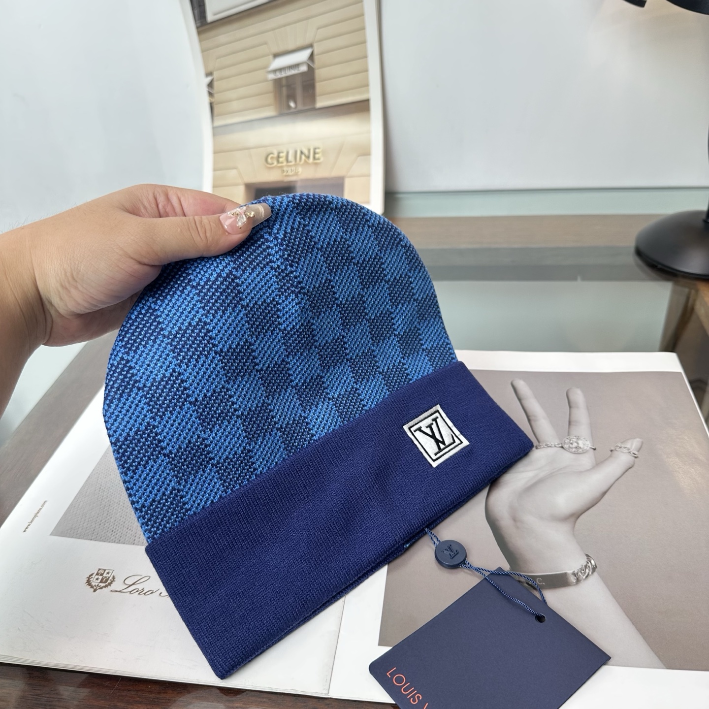 LV路易威登 秋冬新款针织毛线帽，超火爆💖质感一流，出街超好搭配！减龄神器