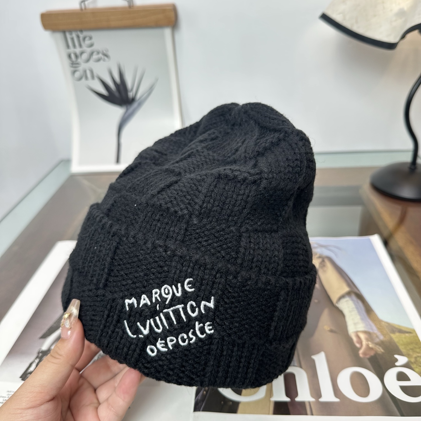 LV 秋冬新款针织毛线帽，超火爆💖质感一流，出街超好搭配！减龄神器