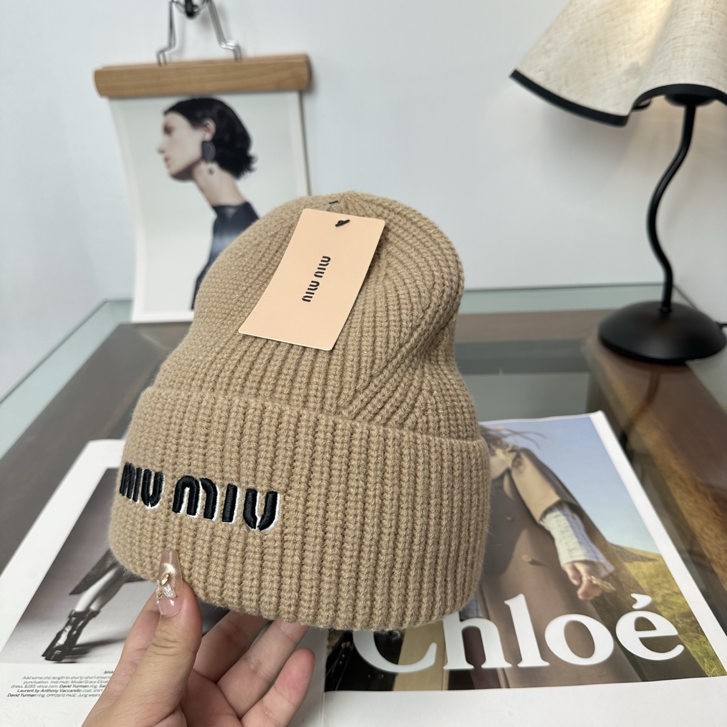 缪缪miumiu 秋冬新款针织毛线帽，超火爆💖质感一流，出街超好搭配！减龄神器