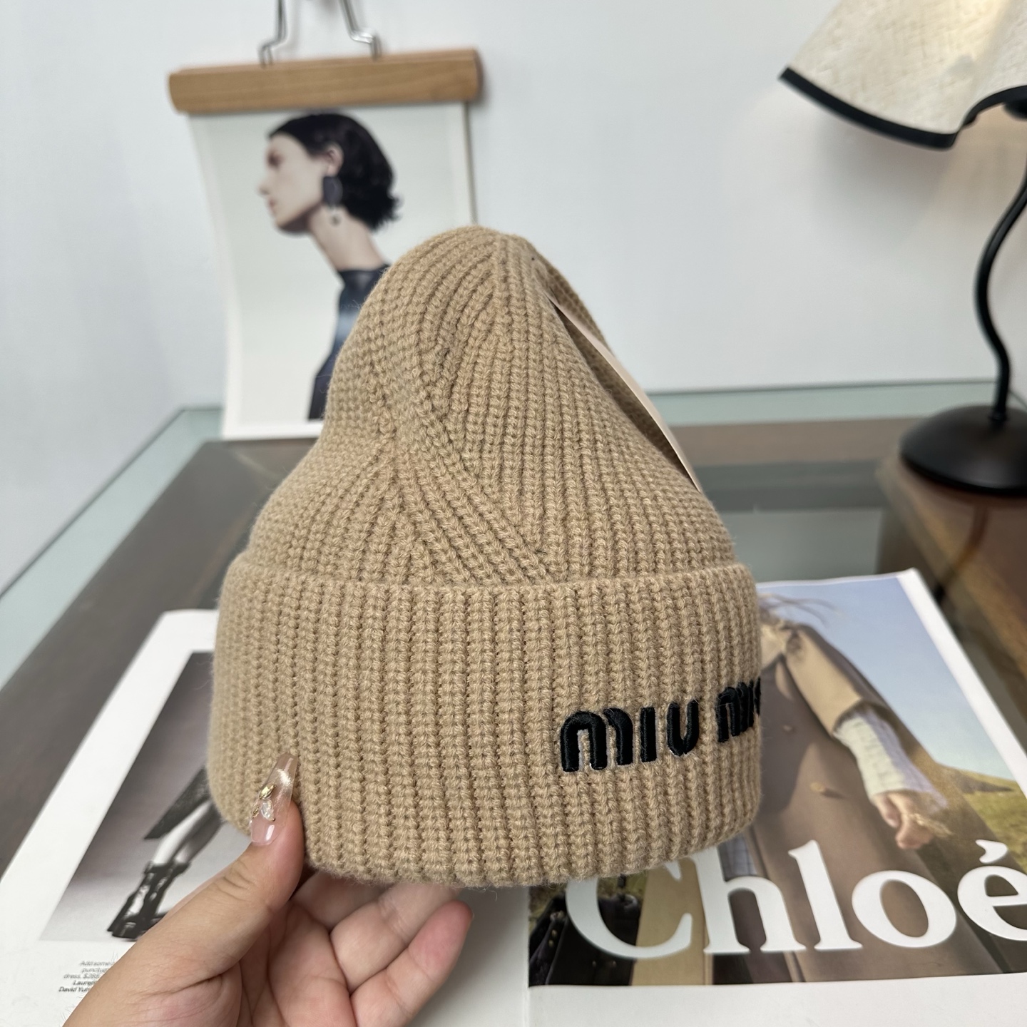 缪缪miumiu 秋冬新款针织毛线帽，超火爆💖质感一流，出街超好搭配！减龄神器