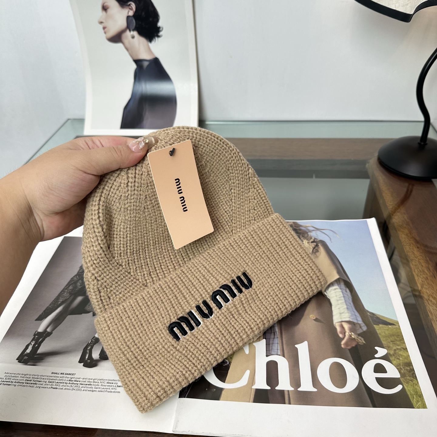 缪缪miumiu 秋冬新款针织毛线帽，超火爆💖质感一流，出街超好搭配！减龄神器