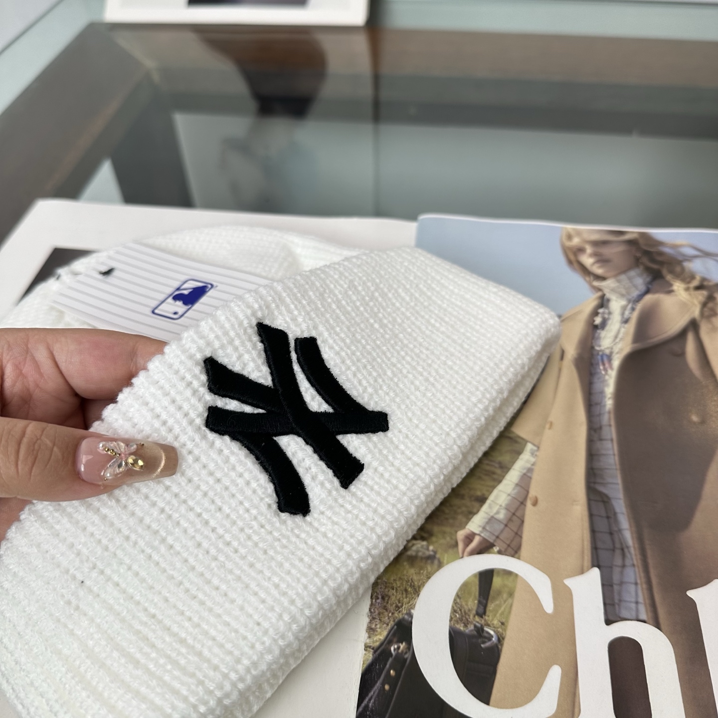 NY 秋冬新款针织毛线帽，超火爆💖质感一流，出街超好搭配！减龄神器