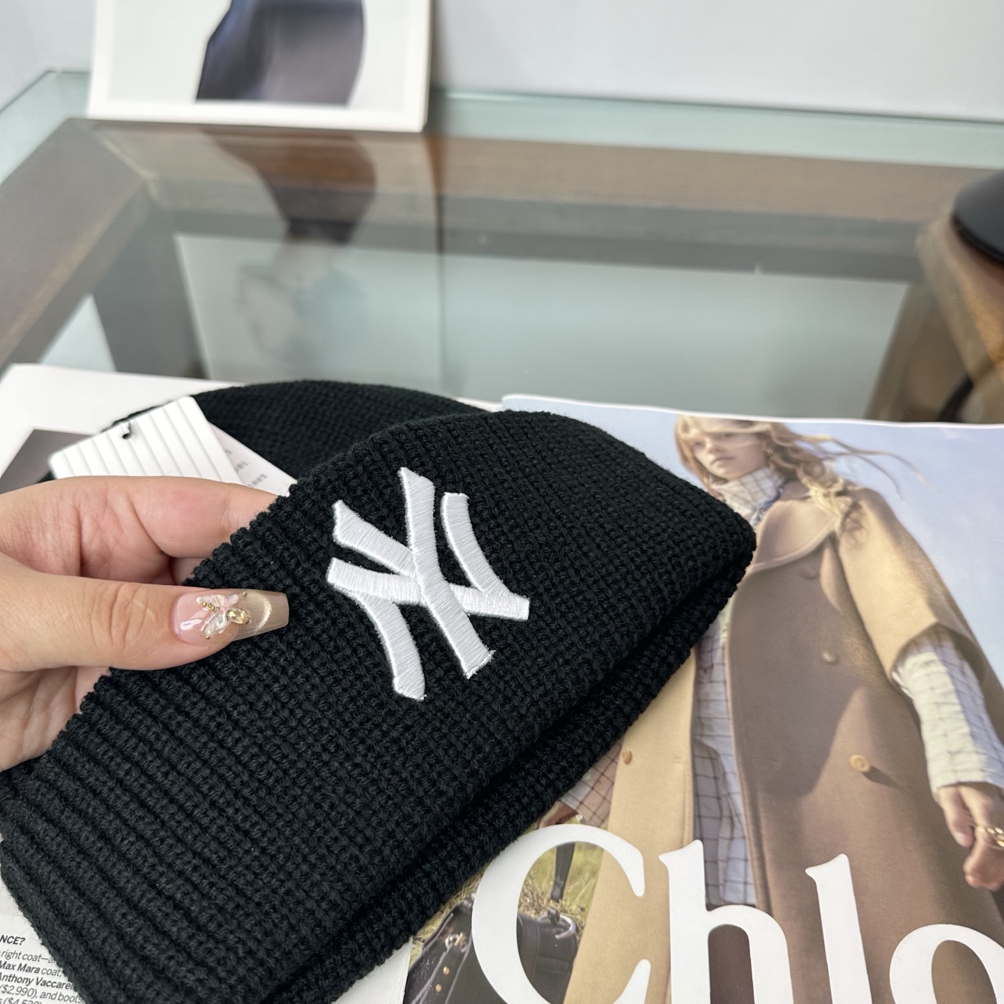 NY 秋冬新款针织毛线帽，超火爆💖质感一流，出街超好搭配！减龄神器