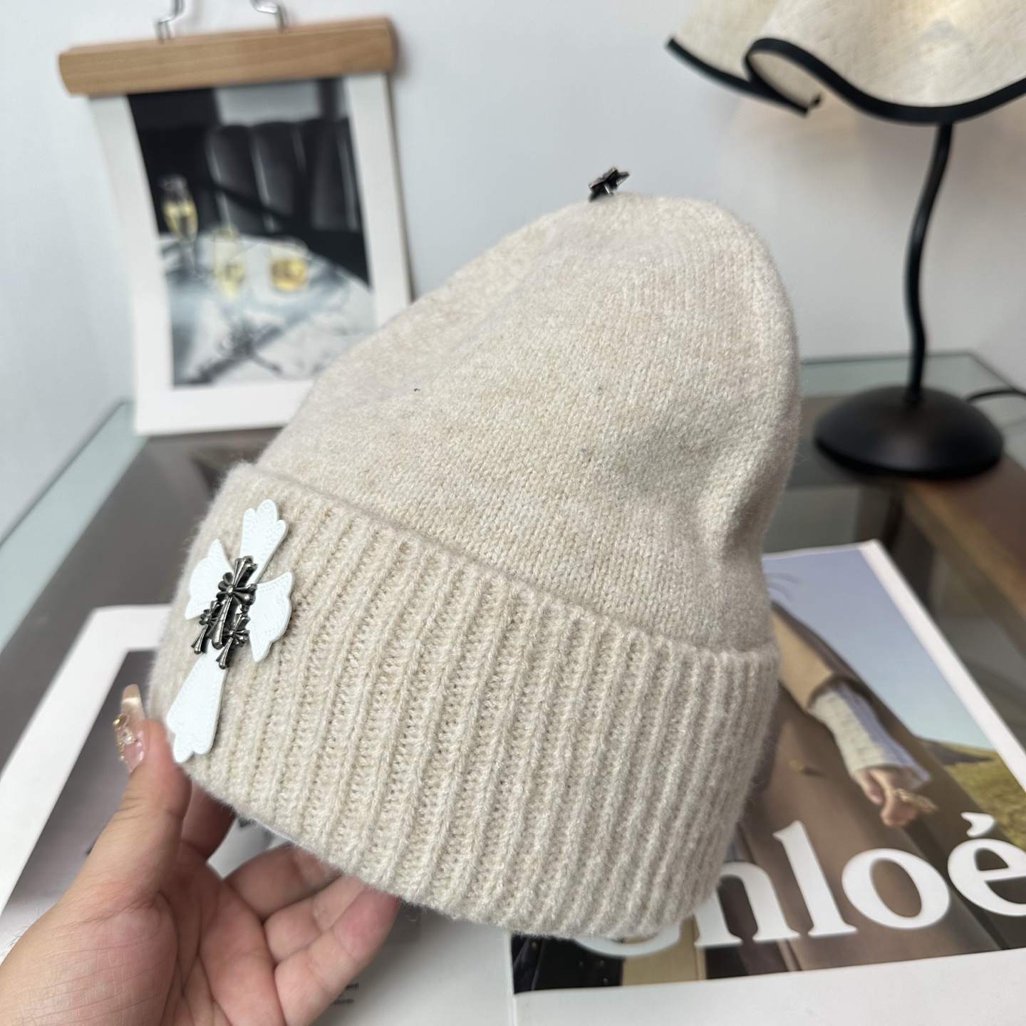 克罗心 👒 秋冬新款针织毛线帽，超火爆💖质感一流，出街超好搭配！减龄神器