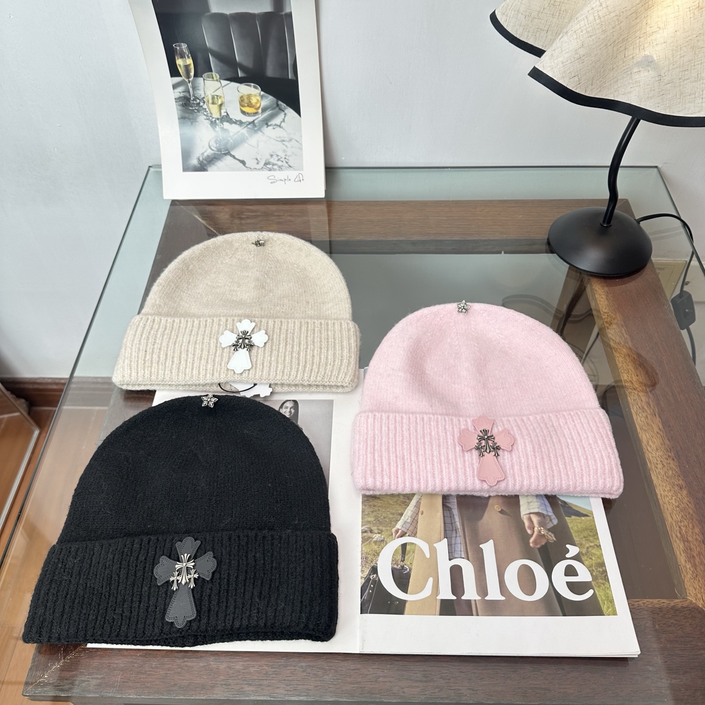 克罗心 👒 秋冬新款针织毛线帽，超火爆💖质感一流，出街超好搭配！减龄神器