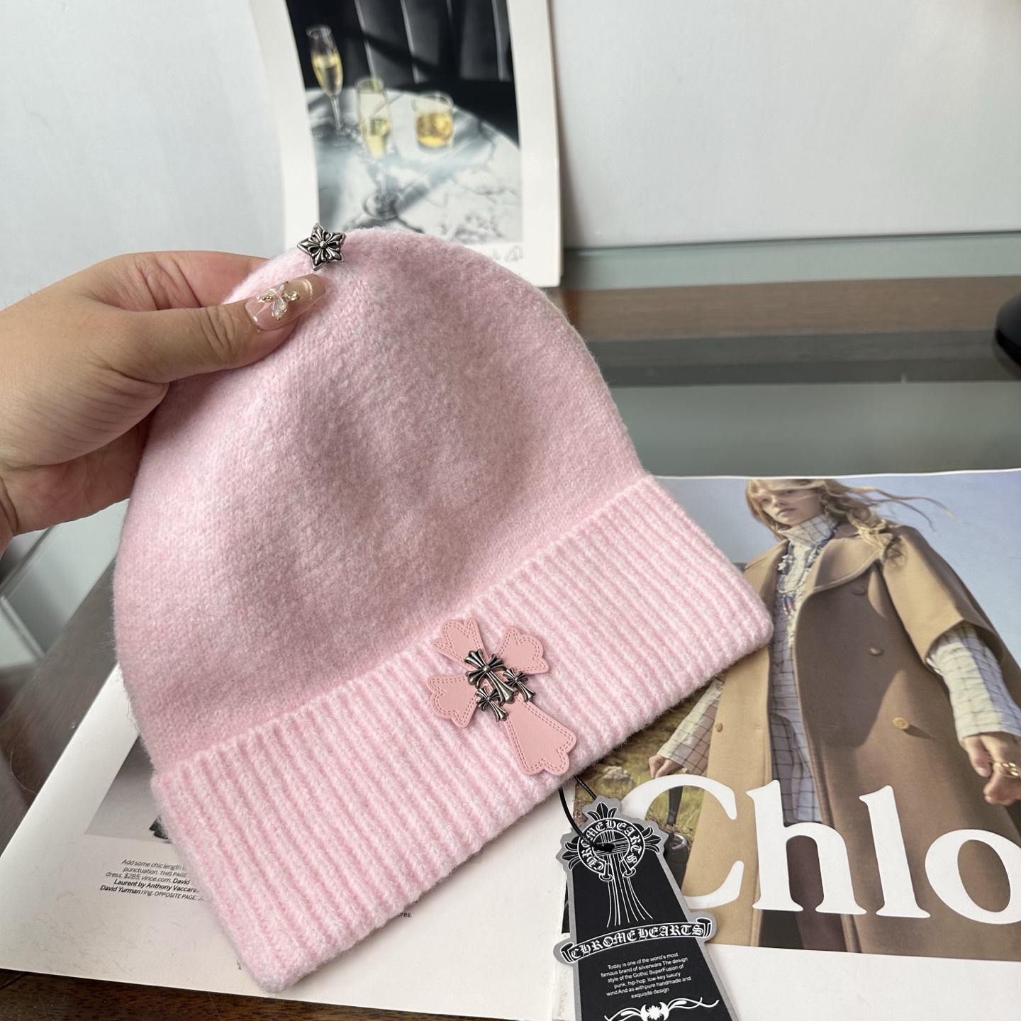 克罗心 👒 秋冬新款针织毛线帽，超火爆💖质感一流，出街超好搭配！减龄神器