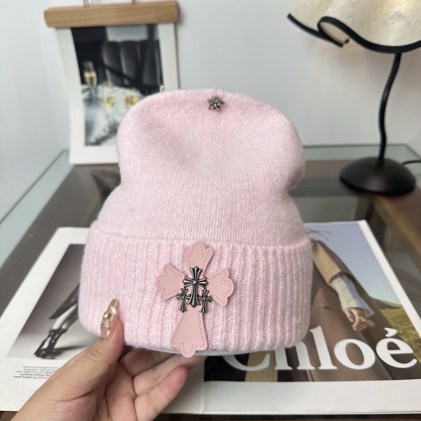 克罗心 👒 秋冬新款针织毛线帽，超火爆💖质感一流，出街超好搭配！减龄神器