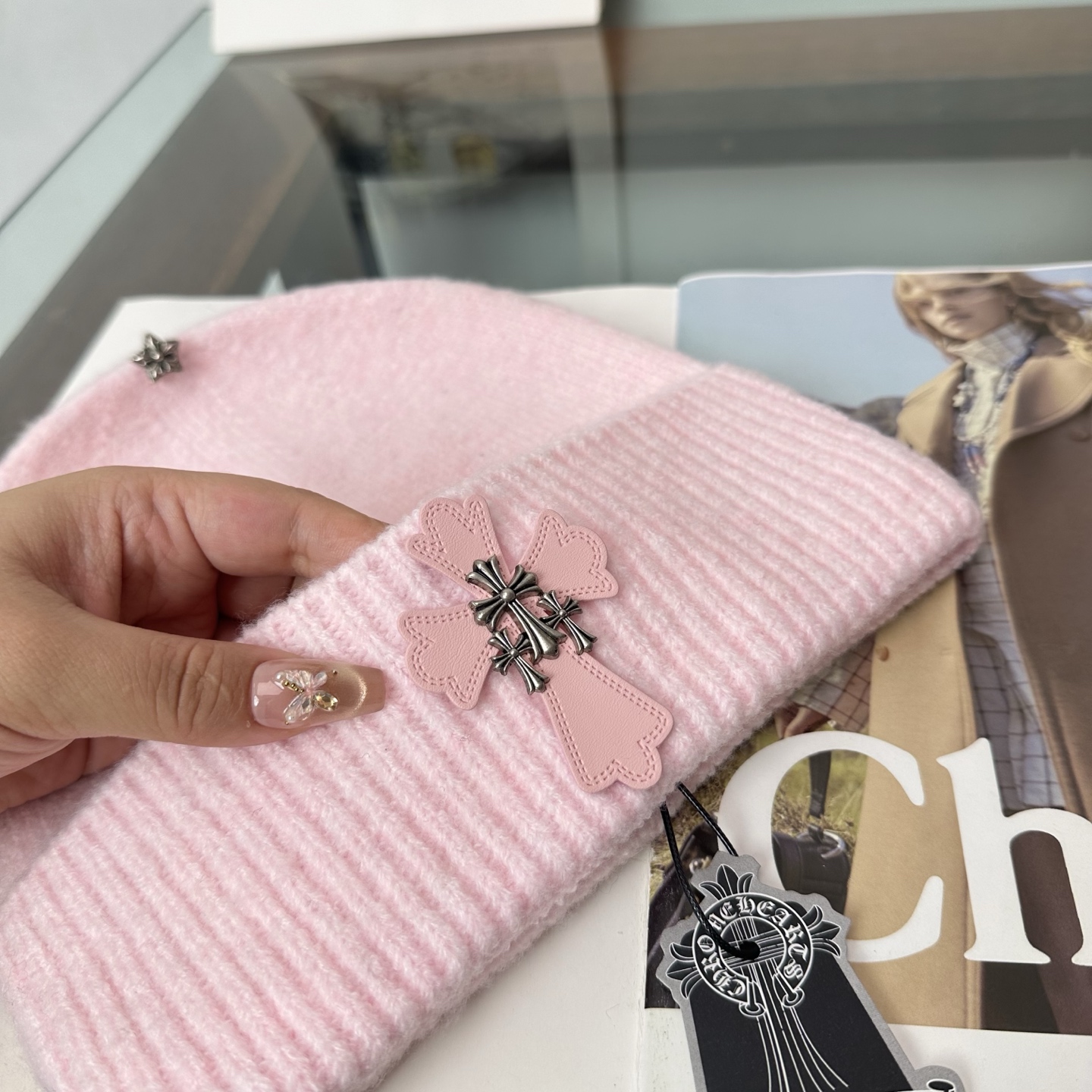 克罗心 👒 秋冬新款针织毛线帽，超火爆💖质感一流，出街超好搭配！减龄神器