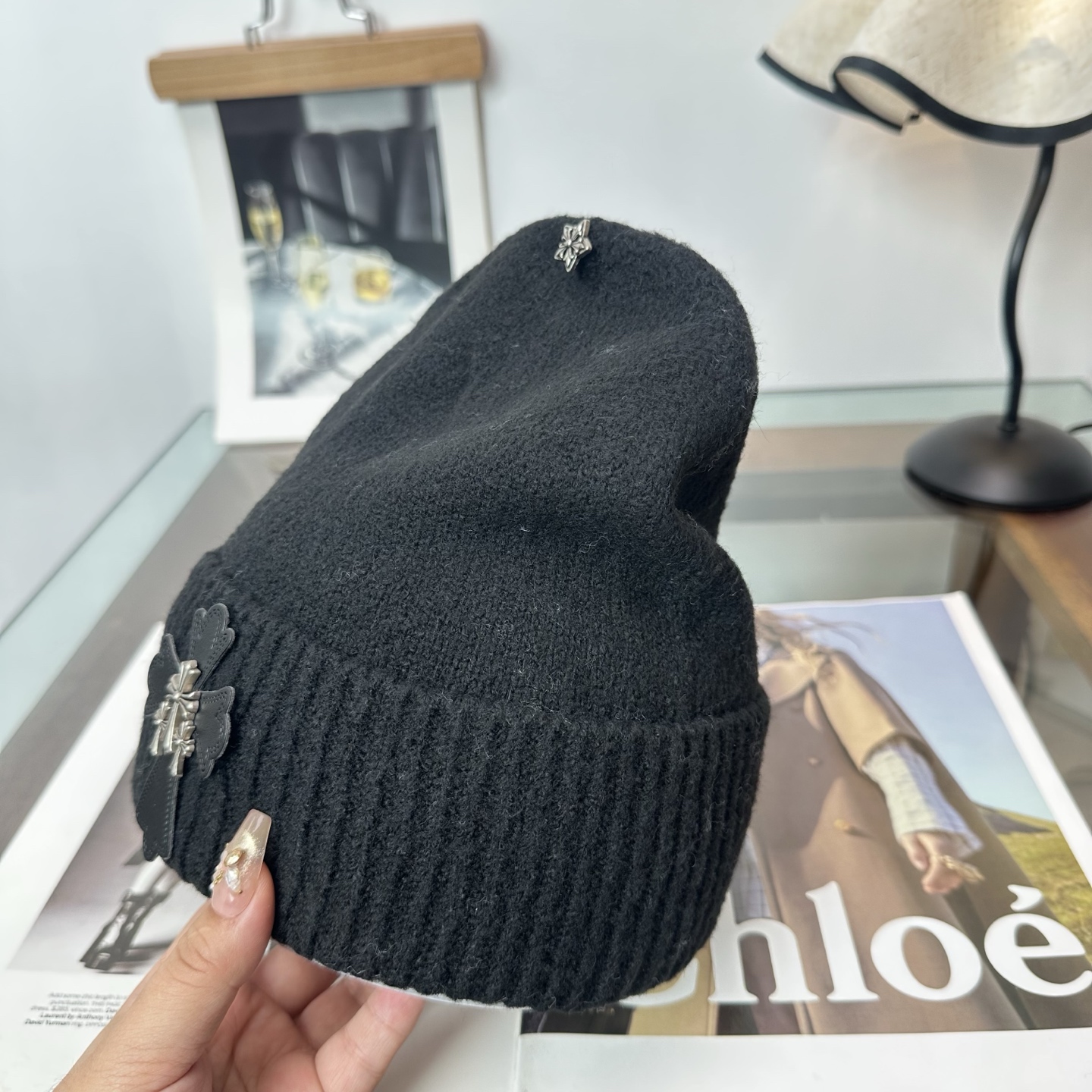 克罗心 👒 秋冬新款针织毛线帽，超火爆💖质感一流，出街超好搭配！减龄神器