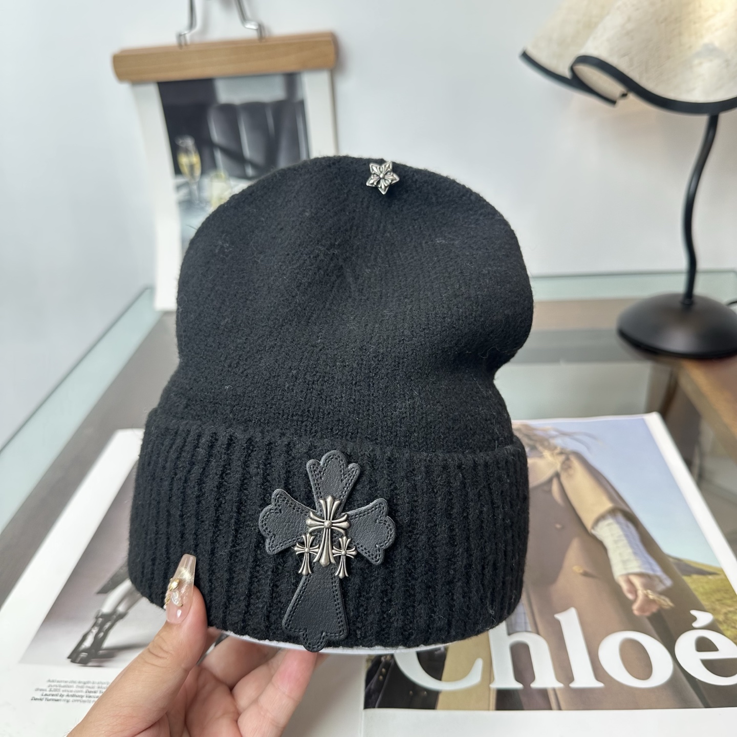 克罗心 👒 秋冬新款针织毛线帽，超火爆💖质感一流，出街超好搭配！减龄神器