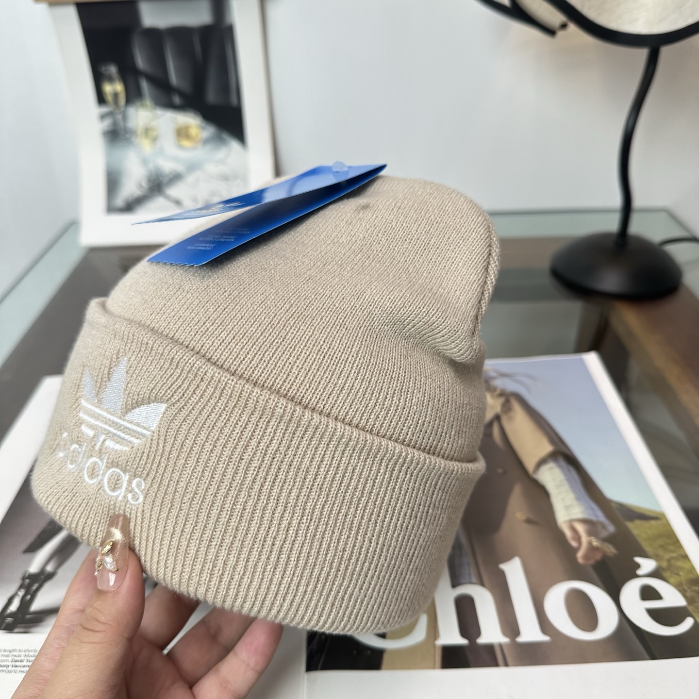 阿迪达斯 👒 秋冬新款针织毛线帽，超火爆💖质感一流，出街超好搭配！减龄神器