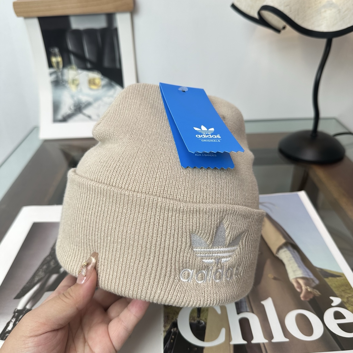 阿迪达斯 👒 秋冬新款针织毛线帽，超火爆💖质感一流，出街超好搭配！减龄神器