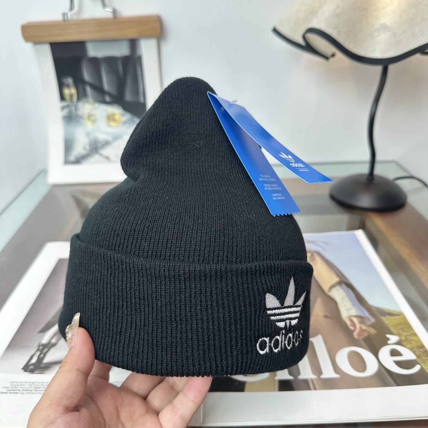 阿迪达斯 👒 秋冬新款针织毛线帽，超火爆💖质感一流，出街超好搭配！减龄神器