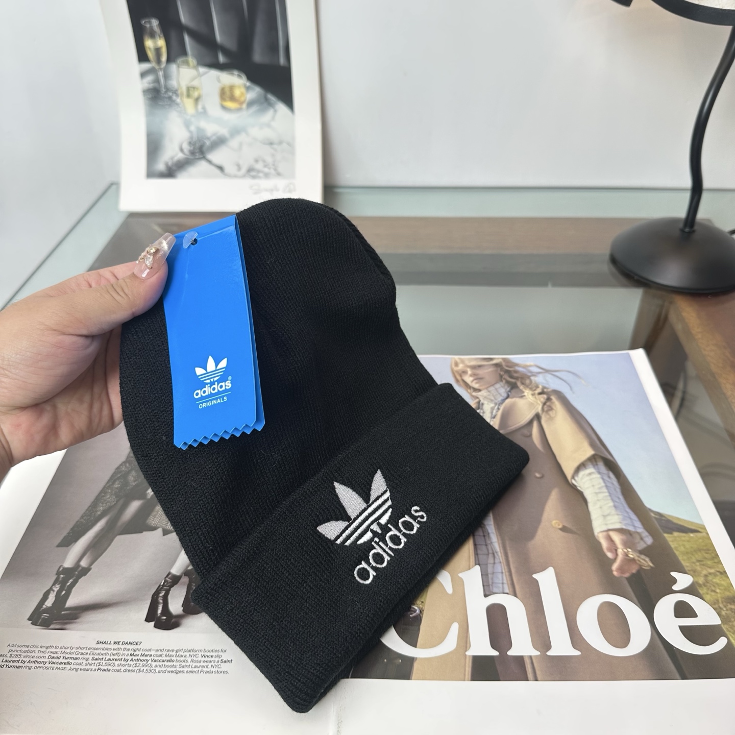 阿迪达斯 👒 秋冬新款针织毛线帽，超火爆💖质感一流，出街超好搭配！减龄神器