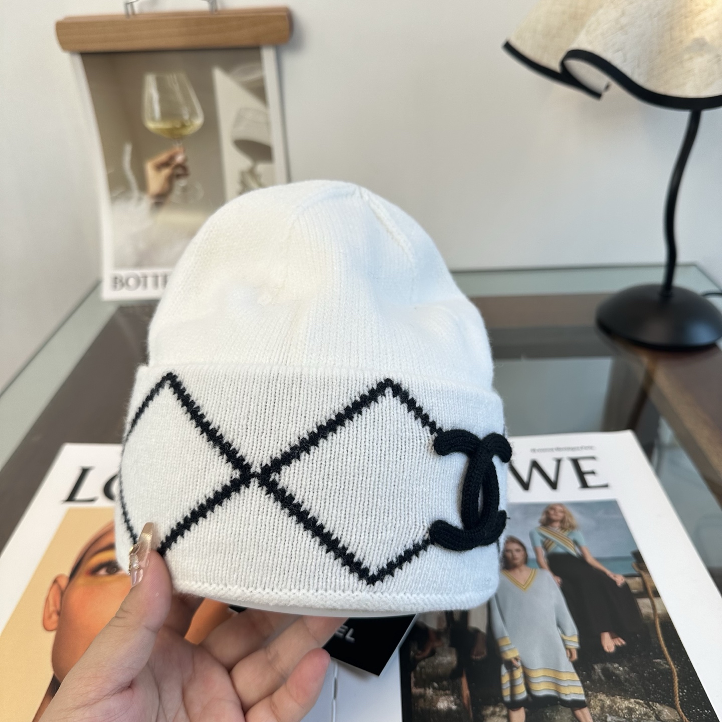 CHANEL香奈儿 秋冬新款针织毛线帽，超火爆💖质感一流，出街超好搭配！减龄神器