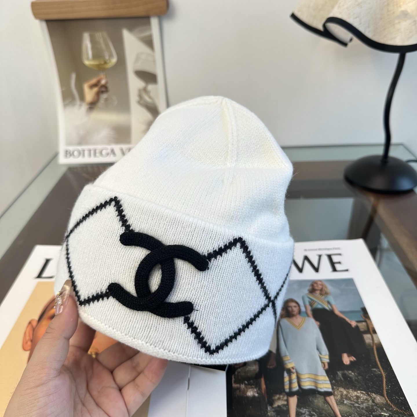 CHANEL香奈儿 秋冬新款针织毛线帽，超火爆💖质感一流，出街超好搭配！减龄神器