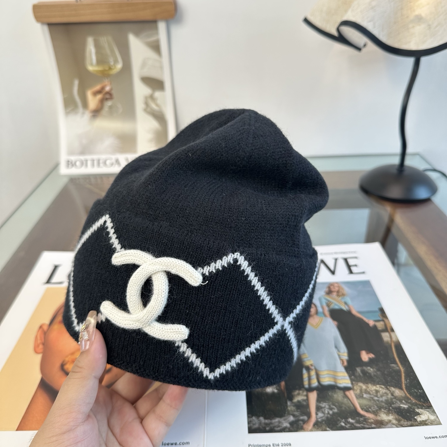 CHANEL香奈儿 秋冬新款针织毛线帽，超火爆💖质感一流，出街超好搭配！减龄神器