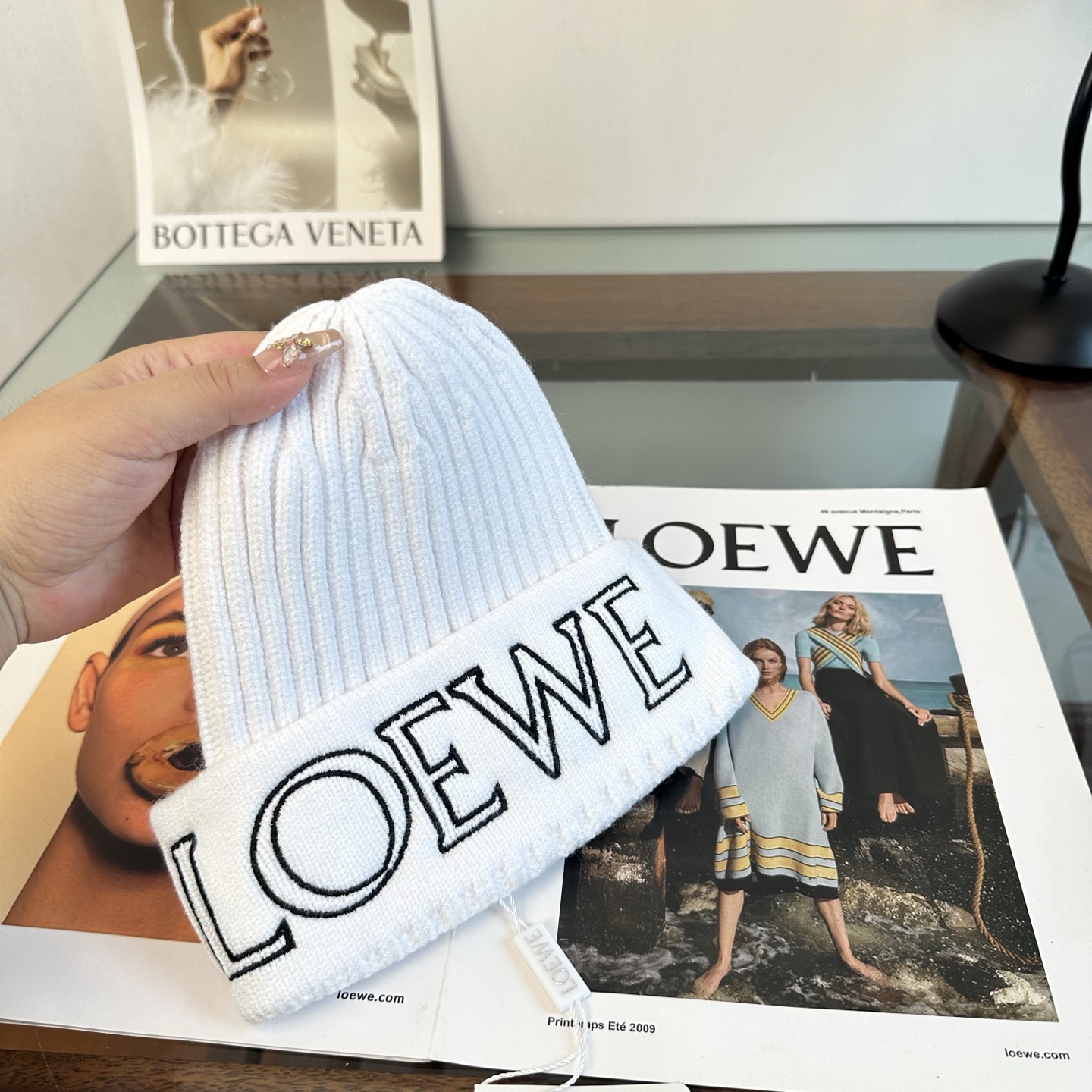 LOEWE 罗意威 秋冬新款针织毛线帽，超火爆💖质感一流，出街超好搭配！减龄神器