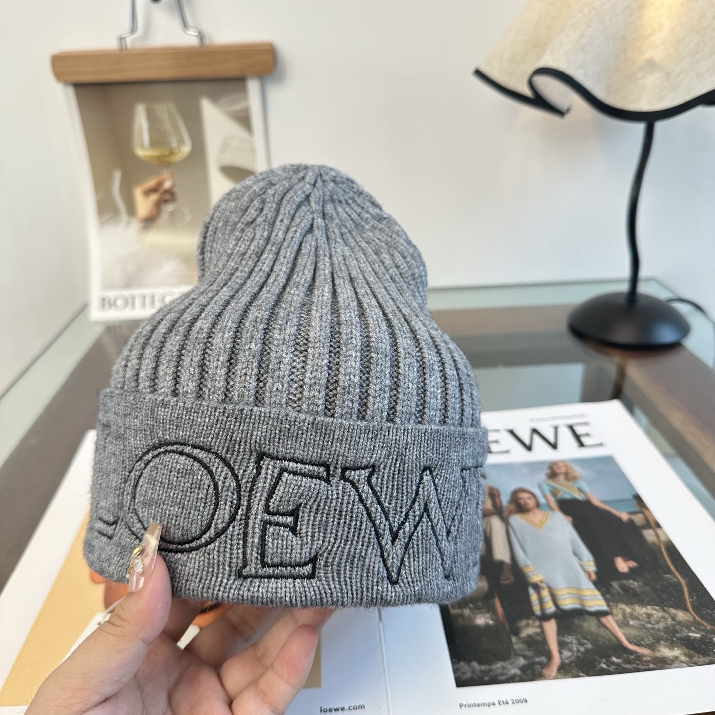 LOEWE 罗意威 秋冬新款针织毛线帽，超火爆💖质感一流，出街超好搭配！减龄神器