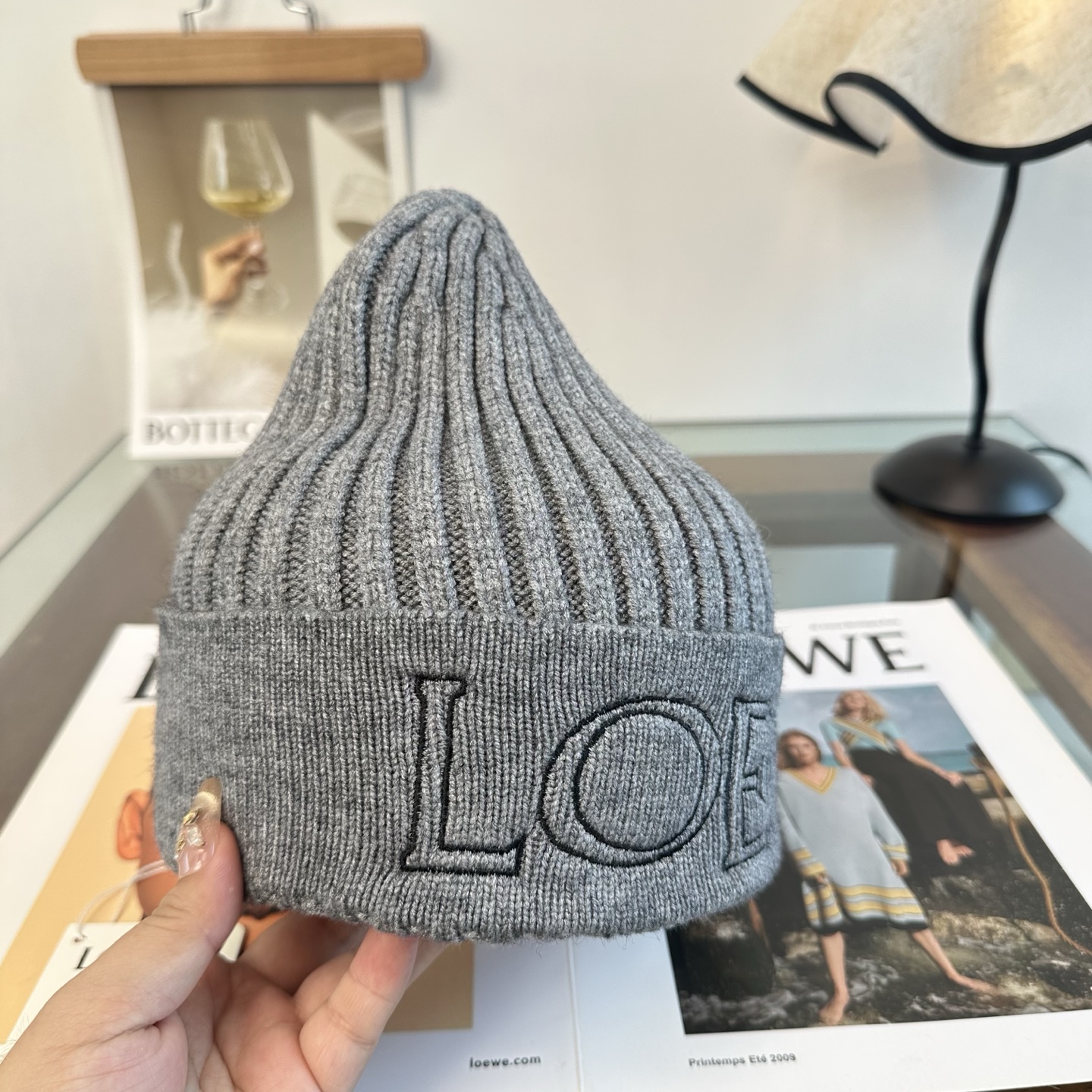 LOEWE 罗意威 秋冬新款针织毛线帽，超火爆💖质感一流，出街超好搭配！减龄神器
