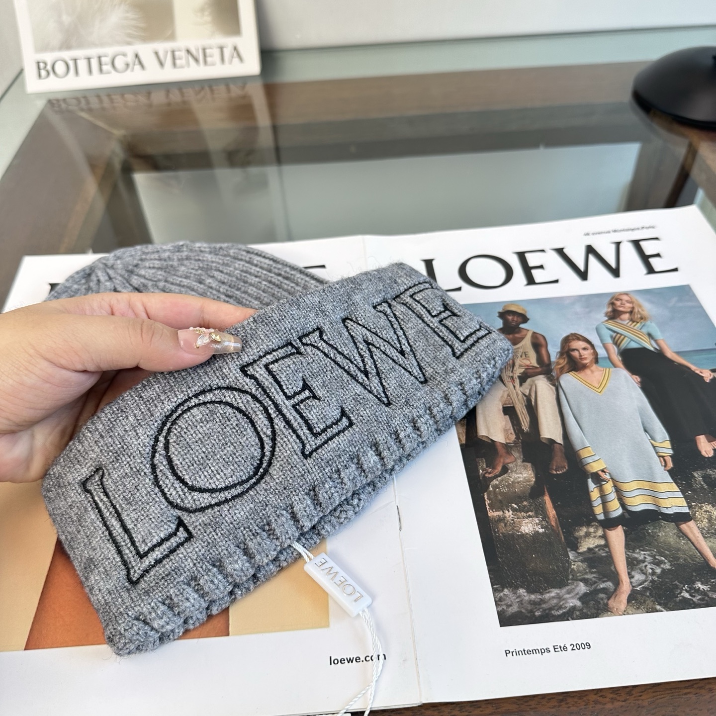 LOEWE 罗意威 秋冬新款针织毛线帽，超火爆💖质感一流，出街超好搭配！减龄神器