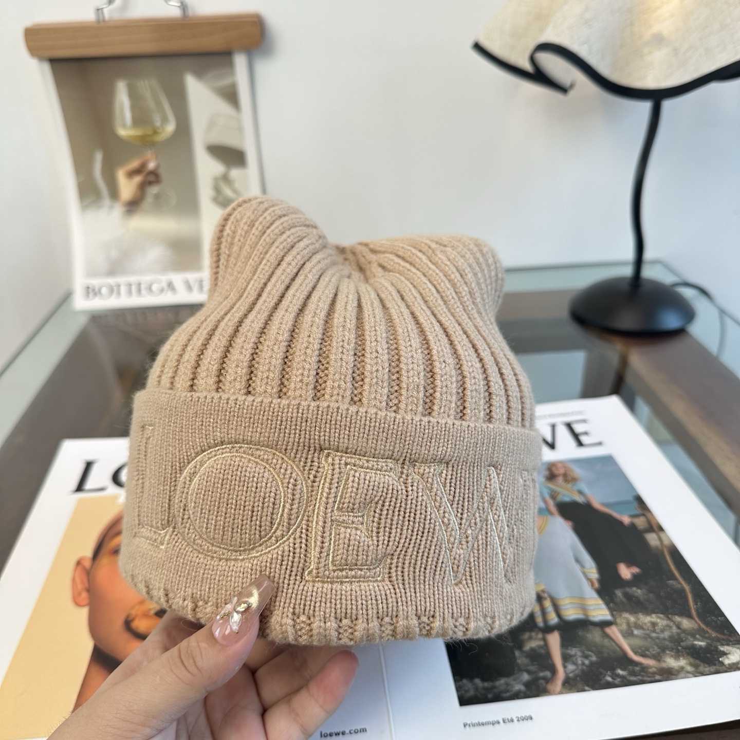LOEWE 罗意威 秋冬新款针织毛线帽，超火爆💖质感一流，出街超好搭配！减龄神器
