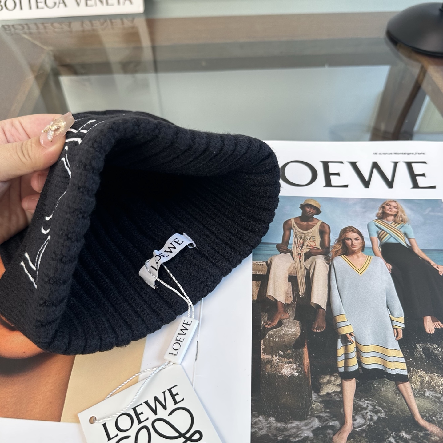 LOEWE 罗意威 秋冬新款针织毛线帽，超火爆💖质感一流，出街超好搭配！减龄神器