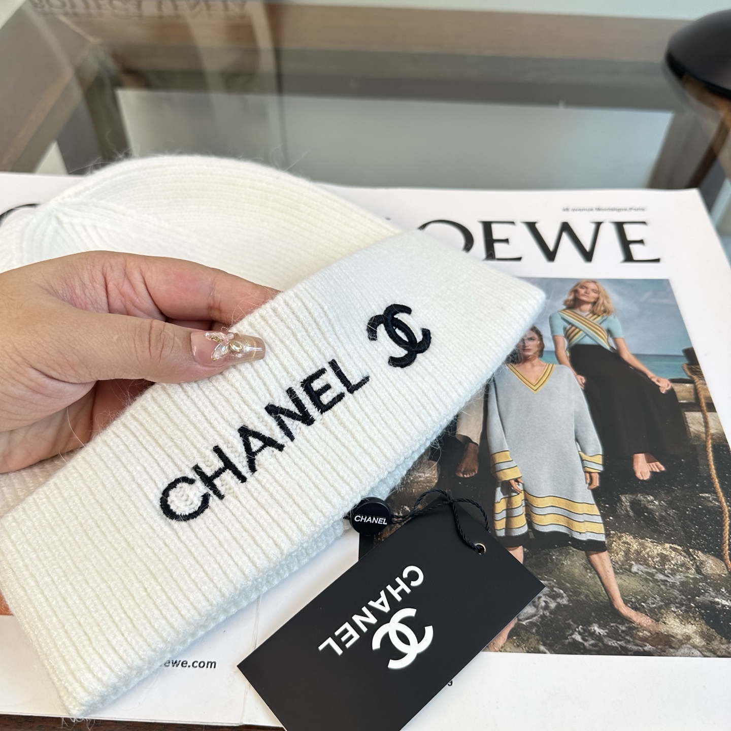 CHANEL香奈儿 秋冬新款针织毛线帽，超火爆💖质感一流，出街超好搭配！减龄神器