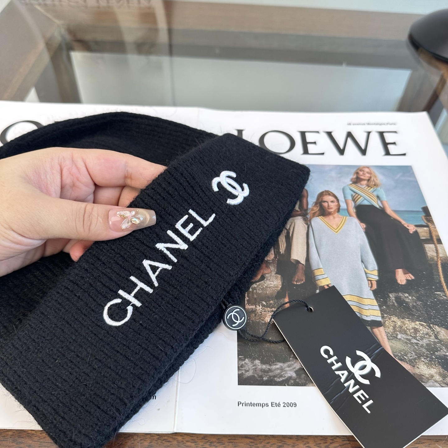 CHANEL香奈儿 秋冬新款针织毛线帽，超火爆💖质感一流，出街超好搭配！减龄神器