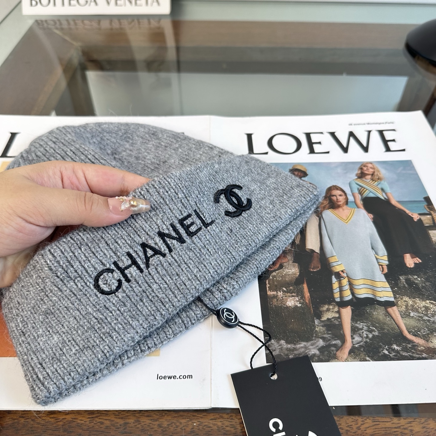 CHANEL香奈儿 秋冬新款针织毛线帽，超火爆💖质感一流，出街超好搭配！减龄神器