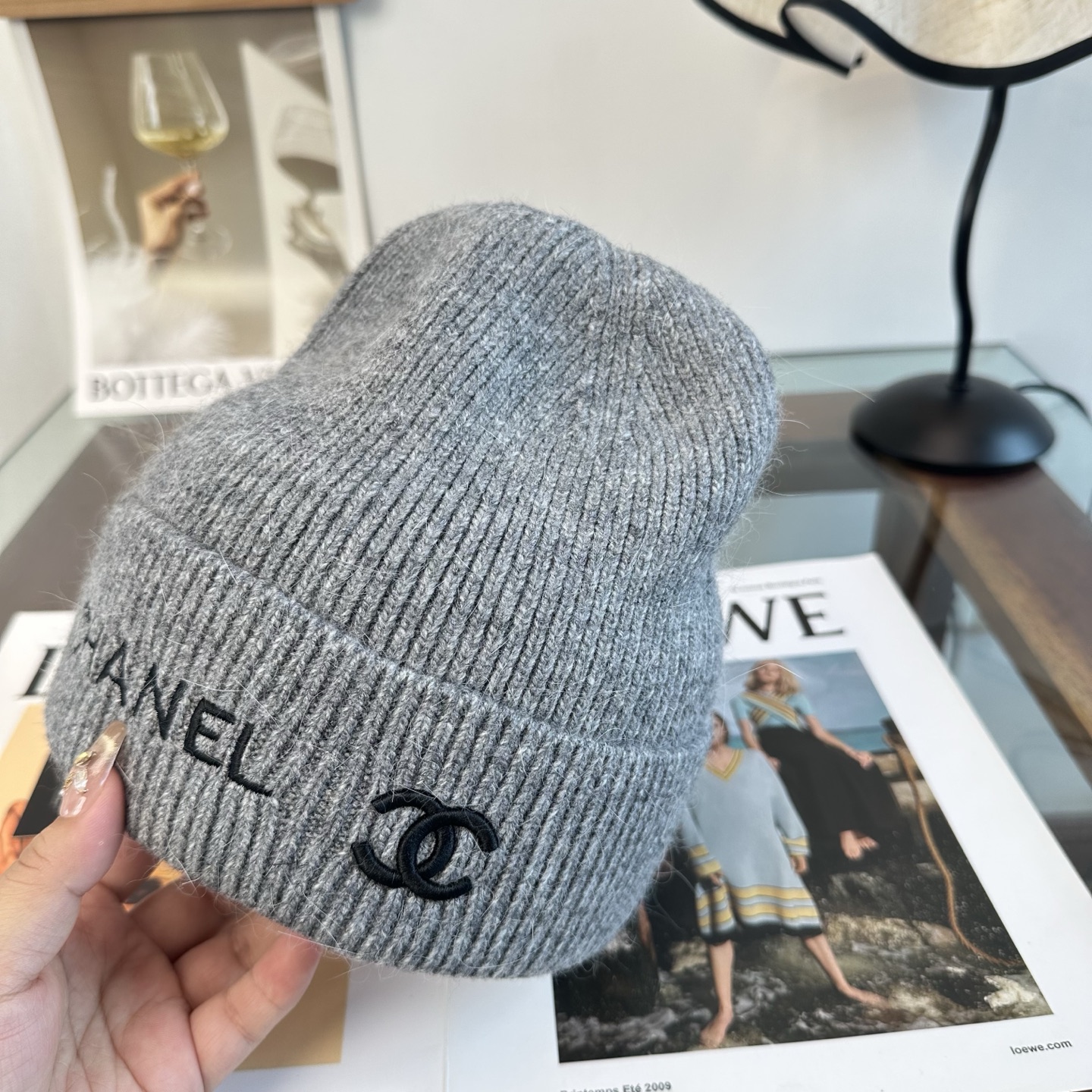 CHANEL香奈儿 秋冬新款针织毛线帽，超火爆💖质感一流，出街超好搭配！减龄神器