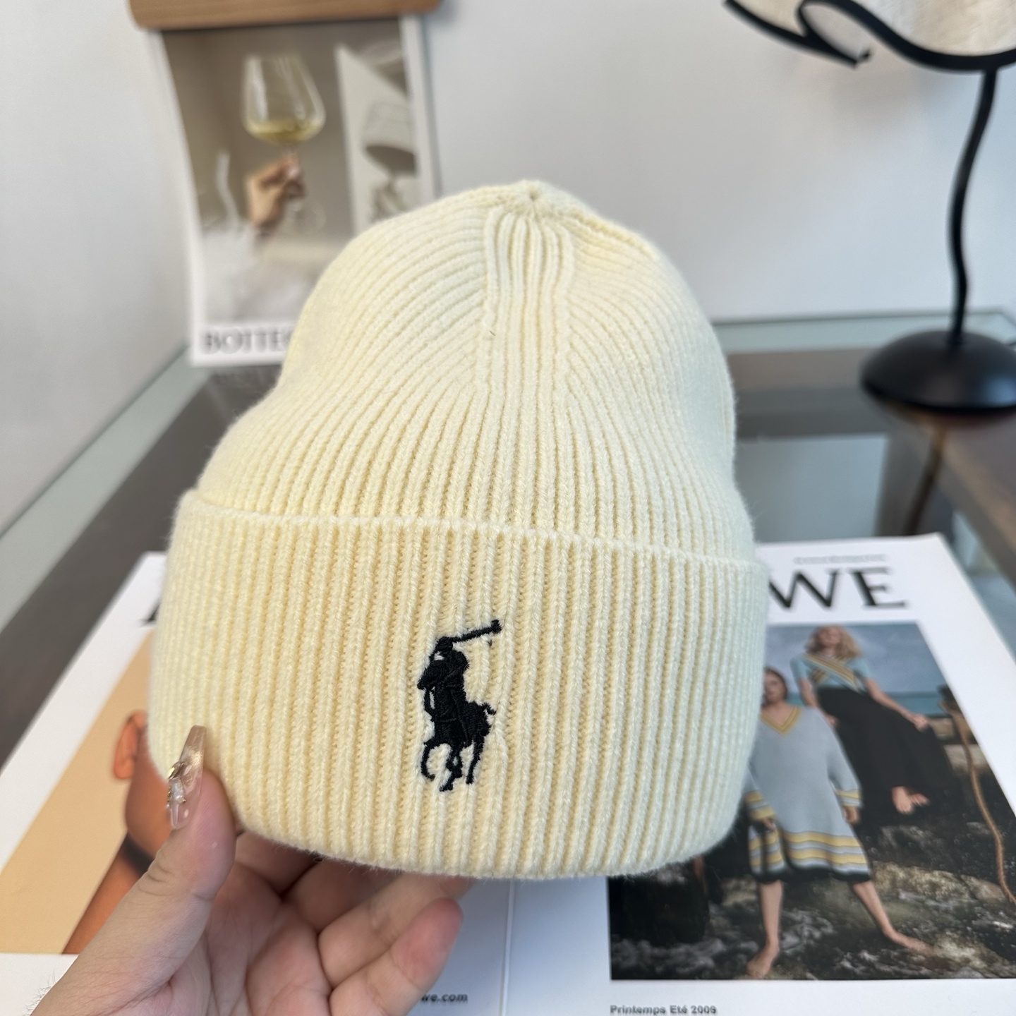 Polo 秋冬新款针织毛线帽，超火爆💖质感一流，出街超好搭配！减龄神器