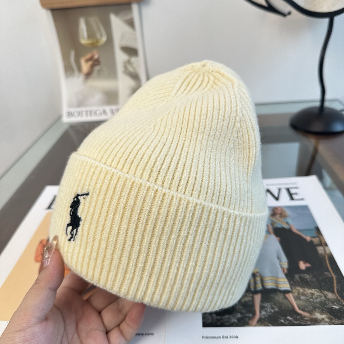 Polo 秋冬新款针织毛线帽，超火爆💖质感一流，出街超好搭配！减龄神器