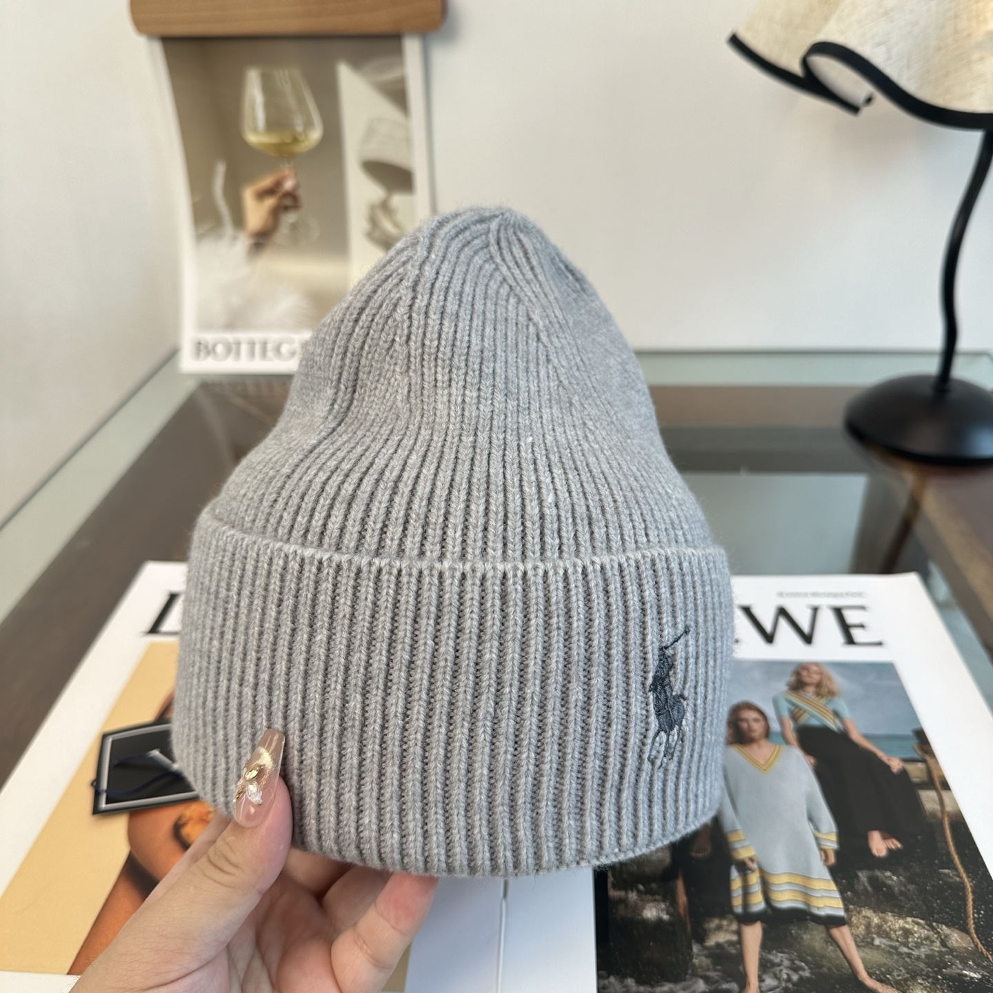 Polo 秋冬新款针织毛线帽，超火爆💖质感一流，出街超好搭配！减龄神器