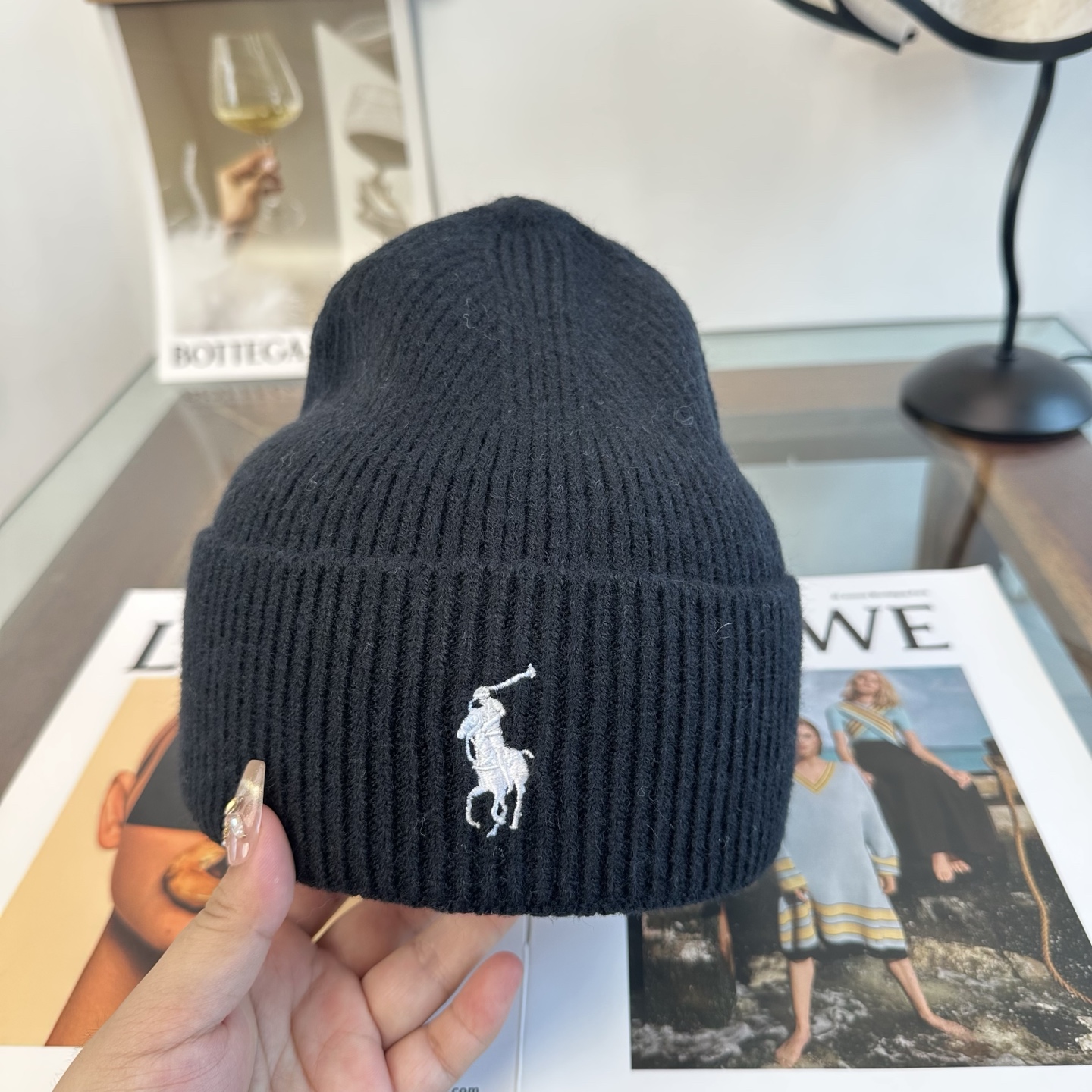 Polo 秋冬新款针织毛线帽，超火爆💖质感一流，出街超好搭配！减龄神器